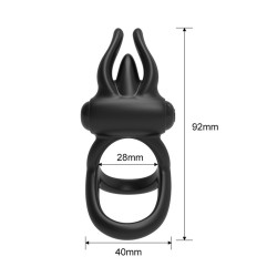 Vibrating Clit Stimulator - Cock Ring