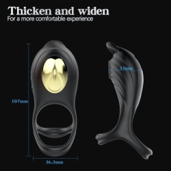 Penis Ring Vibrator With Sucking