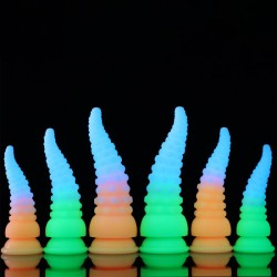 Octopus Luminous Silicone Butt Plug