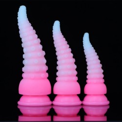 Octopus Luminous Silicone Butt Plug