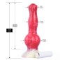 Dog Knot Werewolf Silicone Vibration Dildo