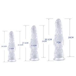 Crocodile Transparent Realistic Dildo