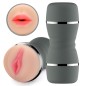 Oral &amp; Pussy 2 In 1 Masturbation Cup