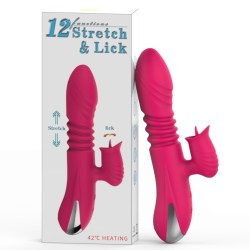 Licking &amp; Thrusting Rabbit Vibrator