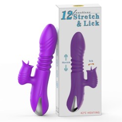 Licking &amp; Thrusting Rabbit Vibrator