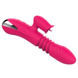 Licking &amp; Thrusting Rabbit Vibrator