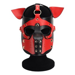 Double Color Dog Bondage Hood