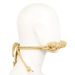 Hemp Rope Bone Mouth Gag