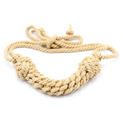 Hemp Rope Bone Mouth Gag