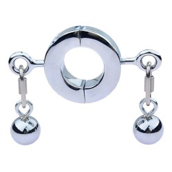 Metallic Testicle Stretcher Weights - 2 Balls