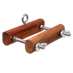 Wooden CBT Device Scrotum Crusher