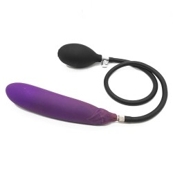 Inflatable Eggplant Butt Plug