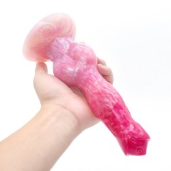 Peachy Colorful Realistic Dildo