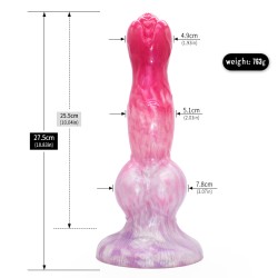 Peachy Colorful Realistic Dildo