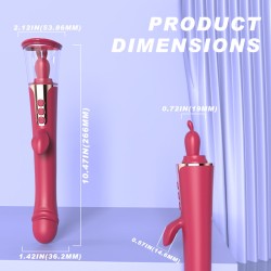 Esther Double Head Suction Dildo