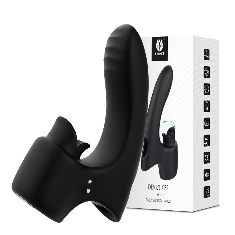 Devil's kiss Licking Finger Vibrator