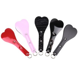 Patent Leather Heart Paddle