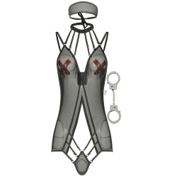 Special Hollowed-out Mesh Cosplay Uniform