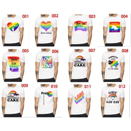 Gay Love Rainbow T Shirt