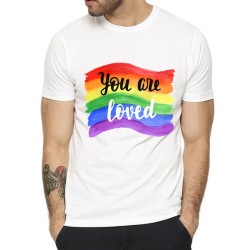 Gay Love Rainbow T Shirt