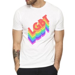 Gay Love Rainbow T Shirt