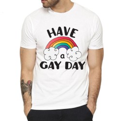 Gay Love Rainbow T Shirt