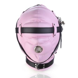 Blindfolded Hood With Mouth Hole - Matte