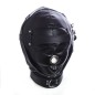 Blindfolded Hood With Mouth Hole - Matte