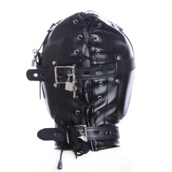 Blindfolded Hood With Mouth Hole - Matte