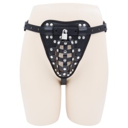 Leather Male Chastity Belt - Hemming