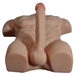 Half Body Man Torso With 7″ Dildo