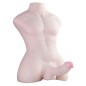 Male 3D Torso Half Body With Big Dildo