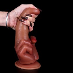 Middle Finger Silicone Dildo