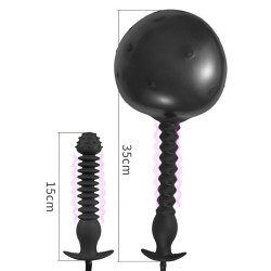 Inflatable Thrusting Anal Plug