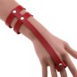 PU Leather Ring Wrist Bracelet