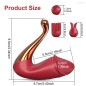 Dual-motor 10 Frequency Swan Vibrator With 3 Heads