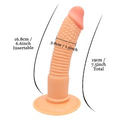 Thread And Particles Realistic Dildo