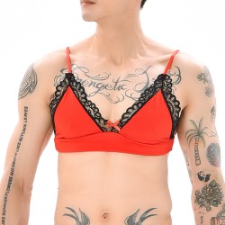 New Gay Bowknot Lace Bra Sexy Underwear