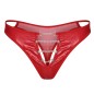 Strong Men Front Chain Pantent Leather Dancing Panty