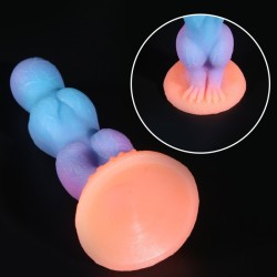 Luminous Mixed Color Anal Dildo