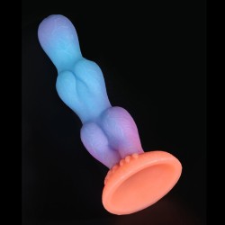 Luminous Mixed Color Anal Dildo