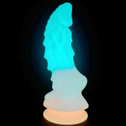 Unicorn Colorful Silicone Dildo - Luminous