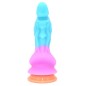 Unicorn Colorful Silicone Dildo - Luminous