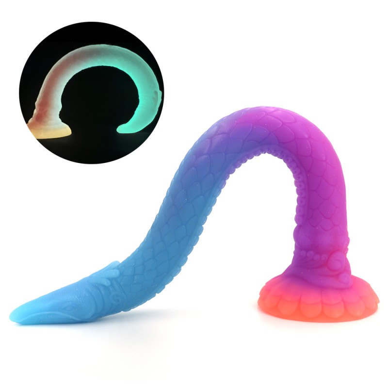 Luminous Mixed Color 18.5 inch Anal Plug