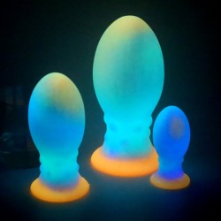 Luminous Silica gel Butt Plug