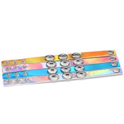 Button Lock Bracelet-  Laser