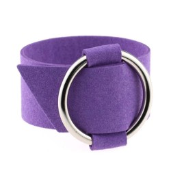 Big Ring Flannel Bracelet