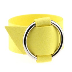 Big Ring Flannel Bracelet