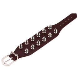 Punk PU leather Rivetbracelet