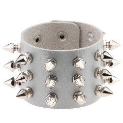 Three Row Rivet Bracers